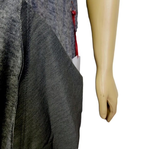 Women's Solid Color Gray Boho  Cropped Jumpsuit - Picture 5 of 8